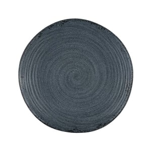 706-7184TM074 9" Round Melamine Plate, Slate