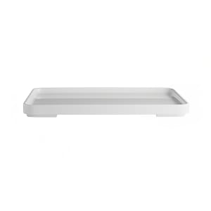 706-7185TM601 Melamine Bento Box Lid - 10 1/2" x 7 1/8" x 3/4"