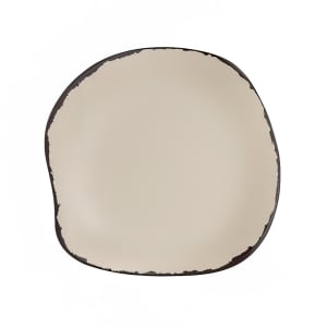 706-7202DD028 11 1/2" Round Melamine Plate, Marisol Rustic Sandshell