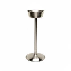 706-GW695018 21 3/4"H Wine Bucket Stand - Stainless Steel, Satin Finish