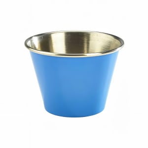 706-GWRAMST2BL 2 1/2 oz Genware London Ramekin - Stainless Steel, Blue