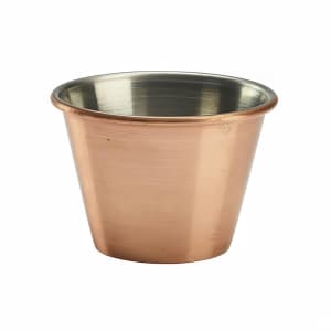 706-GWRAMST2C 2 1/2 oz Genware London Ramekin - Stainless Steel, Copper