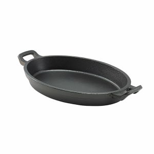 706-GWC247 27 oz Oval Cast Iron Dish w/ Handles
