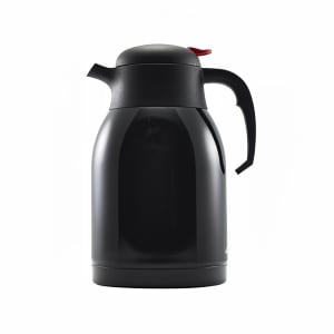 706-GWV2099BK 64 oz Coffee Jug w/ Push Button & Vacuum Liner - Stainless Steel, Black