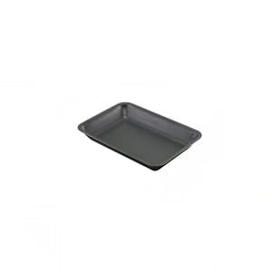 706-GWSST2014BKV Rectangular Serving Tray - 8" x 5 3/4" x 3/4" - Stainless Steel, Vintage Black