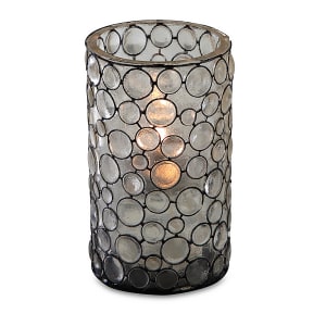 637-80290 Gatsby Candle Lamp - 2 1/2"D x 4"H, Resin/Plastic, Clear