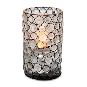 637-80292 Gatsby Candle Lamp - 3 1/8"D x 4 19/20"H, Resin/Plastic, Clear