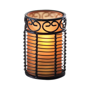 637-85280 Candle Lamp Globe Cylinder for 85176, 85178, 85230, 85250 & 85262, Orange Frost