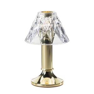 637-85442 Diamond Cut Candle Lamp Shade for 85198 & 85200, Clear