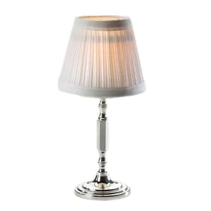 637-85166 La Rue Candle Lamp Base for 85432, 85436 & 85272, Silver