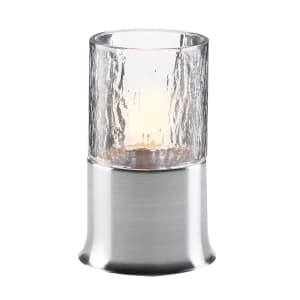 637-85150 Corsa Candle Lamp Base for 85388, 85390, 85404 & 85406, Brushed Silver