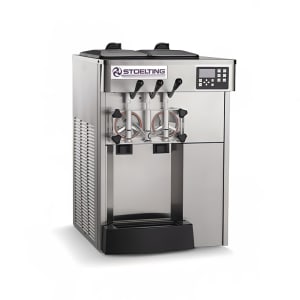 217-F13138 Soft-Serve Freezer w/ (2) 12 qt Hopper, Air Cool, 208 240/1v