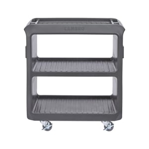 144-SC225131 31 1/4" Beverage Service Cart, 18"D x 34" H, Dark Brown