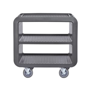 144-SC230S131 37 1/2" Beverage Service Cart, 22"D x 37 1/4" H, Dark Brown