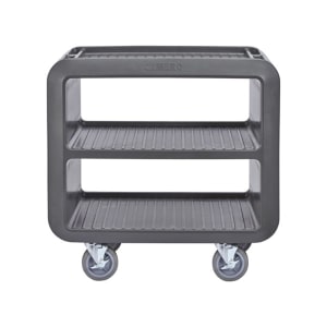 144-SC230131 37 1/2" Beverage Service Cart, 22"D x 37 1/4" H, Dark Brown