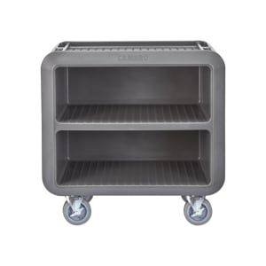 144-SC330131 37 1/2" Beverage Service Cart, 22"D x 37 1/4" H, Dark Brown