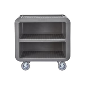 144-SC330615 37 1/2" Beverage Service Cart, 22"D x 37 1/4" H, Charcoal Gray