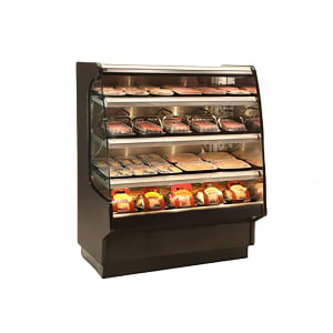 529-GHSS460H 51" Fusion® Self Service Hot Food Display - Open Front, 208-240v/1ph, Black