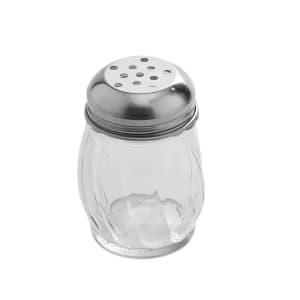 166-3306 Cheese Shaker w/ 6 oz Capacity & Top, Glass/Stainless