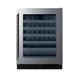 162-ASDW2412 24" One Section Built In Wine Cooler w/ (1) Zone - 33 Bottle Capacity, 115v