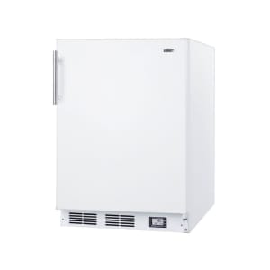 162-BKRF661BIADA 5.1 cu ft Undercounter Refrigerator & Freezer w/ Solid Door - White, 115v