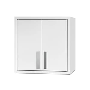162-CAB1818WHITE Wall Mounted Cabinet - 18"W x 12"D x 18"H, Metal, White