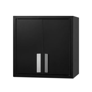 162-CAB18TALLBLK Wall Mounted Cabinet - 18"W x 12"D x 18"H, Metal, Black