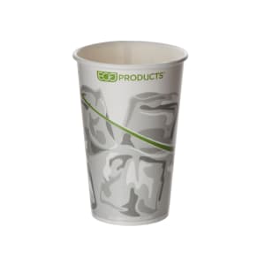 188-EPCP16 16 oz GreenStripe® Disposable Cold Cup - Paper, Clear