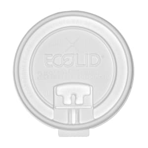 188-EPHCLDTR BlueStripe™ Dual-Temp® Flat Lid for 10 to 20 oz Hot Cups - Polystyrene, Clear