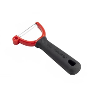 229-10996 "Y" Peeler w/ Straight Edge, Ergonomic Soft Grip Handle