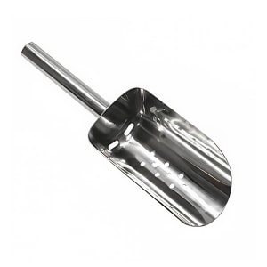 229-BSC1216 12-16 oz Ice Scoop w/ Drainage Holes, Stainless Steel