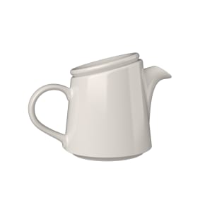 106-5316157 27 oz Bevel Teapot - Fine China, White