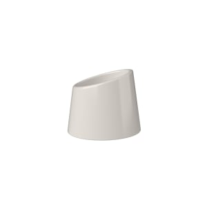 106-5316165 2 oz Bevel Sugar Bowl - Fine China, White