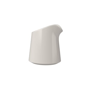 106-5316167 4 oz Bevel Sauce Jug - Fine China, White