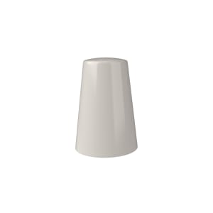 106-5316203 1 1/2" Bevel Pepper Shaker - Fine China, White