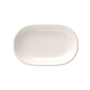 106-5316239 6" x 9 3/16" Oval Magnus Platter - Fine China, White
