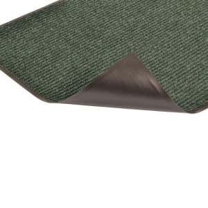 195-109S0036GN Brush Step® Entrance Scraper Floor Mat, 3' x 6', 3/8" Thick, Hunter Green