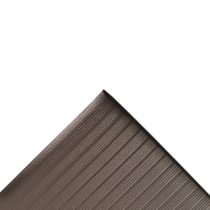 195-410R0324BL Airug® Anti-Fatigue Floor Mat - 2' x 60', 3/8" Thick, Black