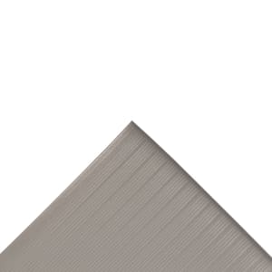 195-410R0324GY Airug® Anti-Fatigue Floor Mat - 2' x 60', 3/8" Thick, Gray