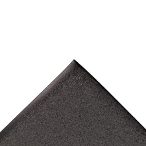 195-411R0324BL Sof-Tred™ Anti-Fatigue Floor Mat - 2' x 60', 3/8" Thick, Black