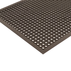 195-562S0033BL Sanitop® Grease-Resistant Floor Mat - 3' x 3', 1/2" Thick, Black