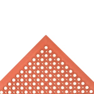 195-T30S0310RD Competitor™ Anti-Fatigue Floor Mat - 3' x 10', 1/2" Thick, Red