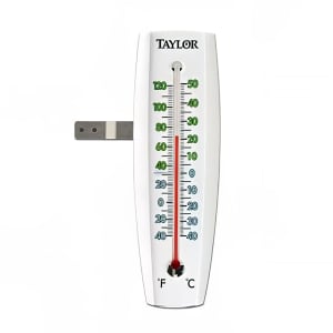 383-5153 Window Thermometer w/ White Plastic Back, Rust-Proof