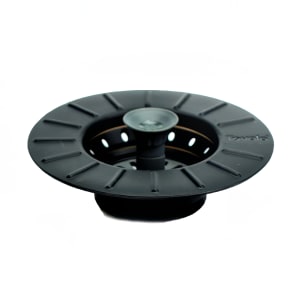738-819905 Collapsible Stopper Strainer - BPA Free, Charcoal
