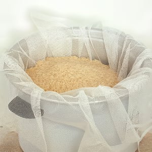 296-32925 Nylon Mesh Rice Napkin, 35 1/2 X 45 1/2 in