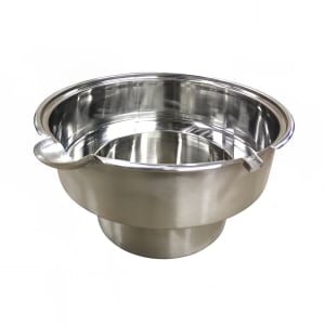 296-229022STM 64 qt Stainless Range Steamer Pot, With Fill And Overflow, Fits 22" Chamber