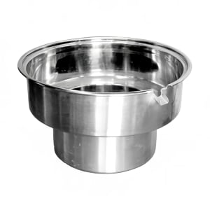 296-229020B 52 qt Stainless Blanch Pot, With Overflow, Fits 20" Chamber