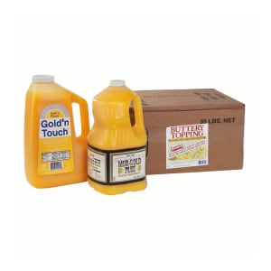 231-2039LA Deluxe Buttery Flavored Topping, (3) One Gallon Jugs Per Case