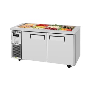 083-JBT60N 53 1/8" J Series Cold Food Bar - (12) Pan Capacity, Floor Model, Stainless Steel