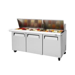 083-MST7230N 73" M3 Series Mega Top Sandwich/Salad Prep Table w/ Refrigerated Base, 115v